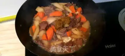 Make Curry radish beef step 11