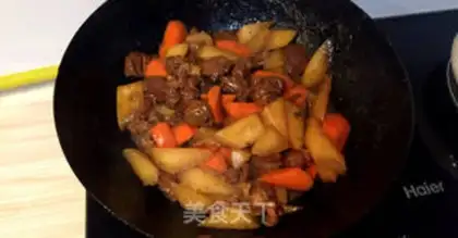 Make Curry radish beef step 12