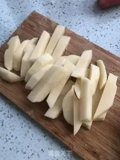 Make Potato bean horns step 1
