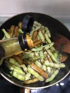 Make Potato bean horns step 5