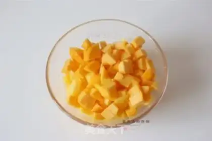 Make Peach soda step 1