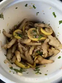 Make An appetizer chicken claw step 4