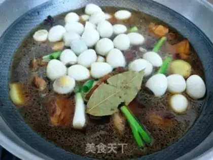 Make Red roast quail eggs step 12
