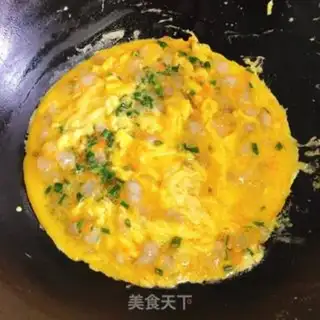 Make Shrimp carrots and eggs step 5