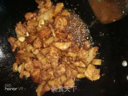 Make Chicken fried potatoes step 4