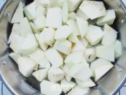 Make Pepper and eggplant step 1