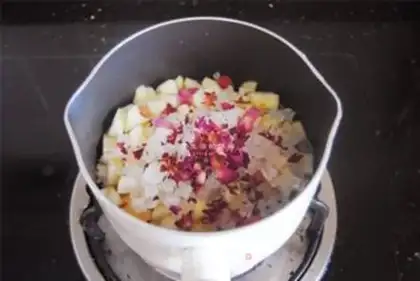 Make Peach nuts step 5