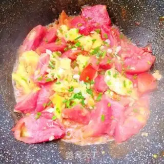 Make Tomato fried eggs step 10