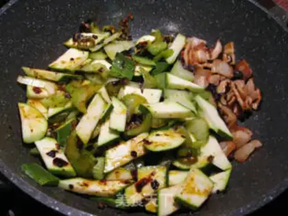 Make Spicy vegetables for roasted fish step 8