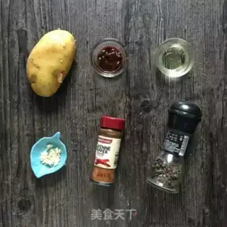 Make Cracky potato horns step 0