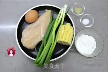 Make Chicken corn sausage step 0