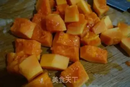 Make A melon milk step 1