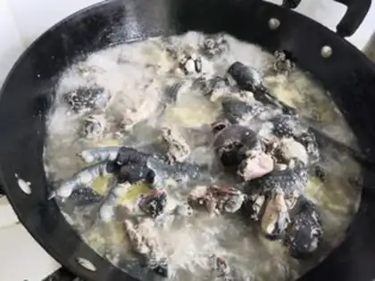 Make ♪ Roasted chicken mountain curd soup ♪ step 1