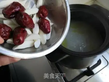 Make ♪ Roasted chicken mountain curd soup ♪ step 4