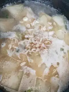 Make Pork shrimp and rice soup step 6