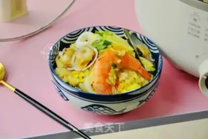 Make Spanish seafood step 0