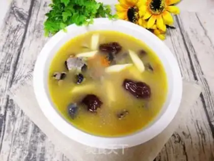Make ♪ Roasted chicken mountain curd soup ♪ step 7