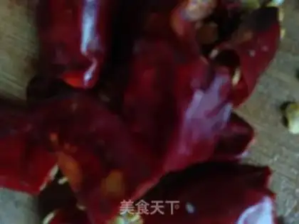 Make Clear the red potato leaves step 1