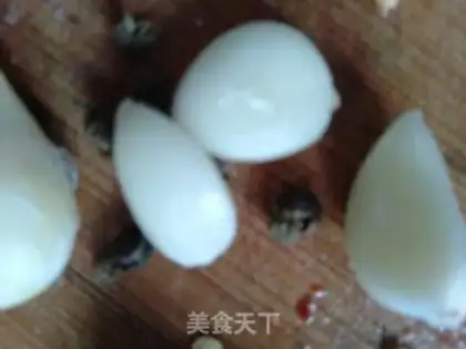 Make Clear the red potato leaves step 2