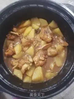 Make Potato chicken step 6