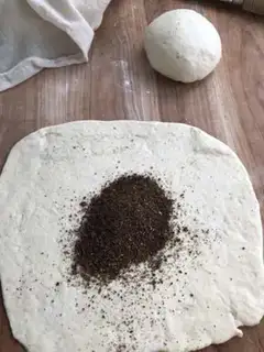 Make Black sesame roll step 6