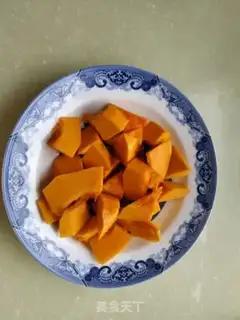 Make Red-tree pumpkin porridge step 2