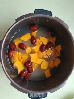 Make Red-tree pumpkin porridge step 4