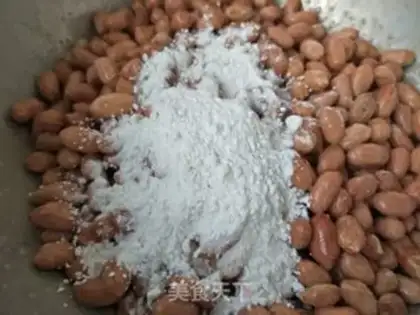 Make Frozen peanut rice step 2