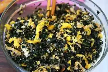 Make Pumpkin egg dumplings step 5