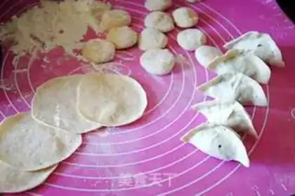 Make Pumpkin egg dumplings step 6