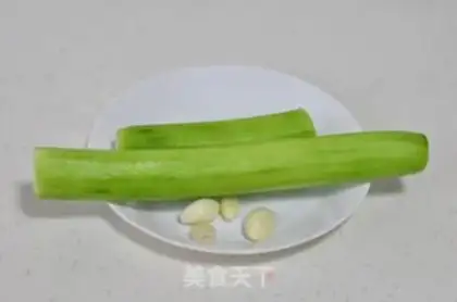 Make Garlic silk melon step 0
