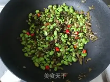 Make Snow veal and silk beans step 7