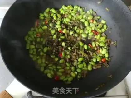 Make Snow veal and silk beans step 8