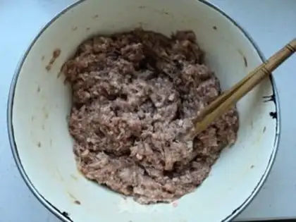 Make Pork onion bun step 3