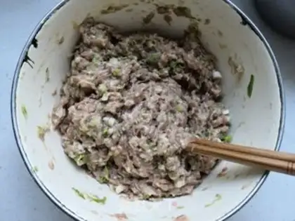 Make Pork onion bun step 7