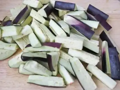 Make Meat and eggplant step 2