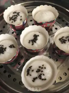 Make Steamed rice cake step 7