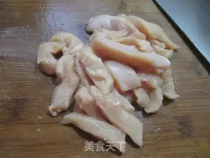 Make Chicken chest and duck blood step 2