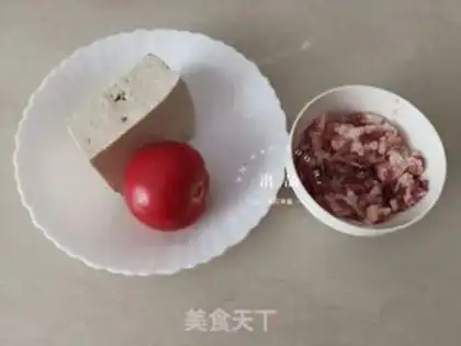 Make Tomato, tofu step 0