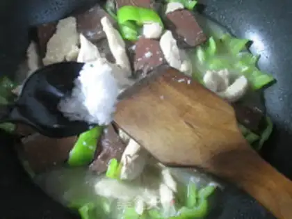 Make Chicken chest and duck blood step 12