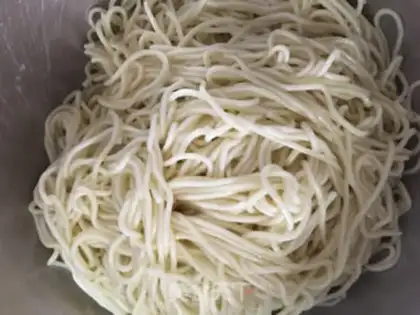 Make Sour egg noodles step 2
