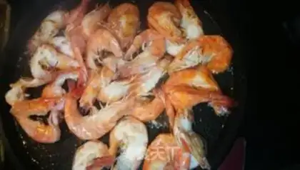 Make Black pepper shrimp step 2
