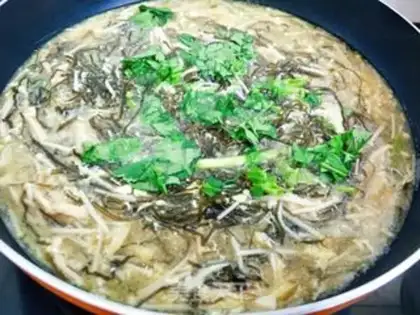 Make Sea veggie mushroom soup step 8