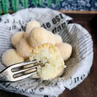 Make Protein coconut ball step 8