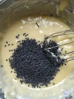 Make Black sesame cookies step 3