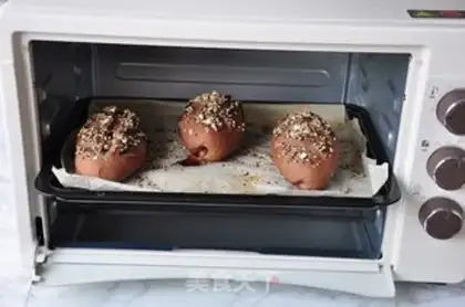 Make Coco caramel walnut step 12