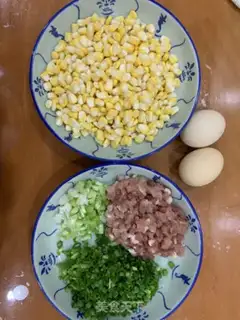 Make Corn egg fried rice step 0
