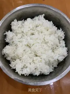 Make Corn egg fried rice step 1