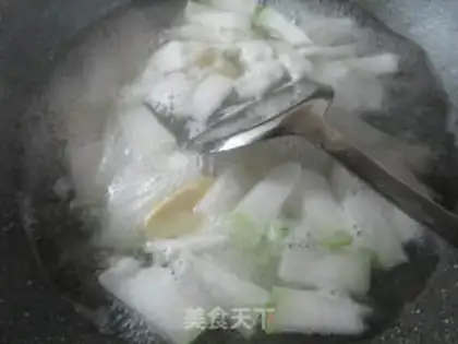 Make Whip melons. Soup step 4