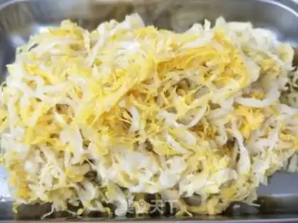 Make Frozen eggs dry step 4